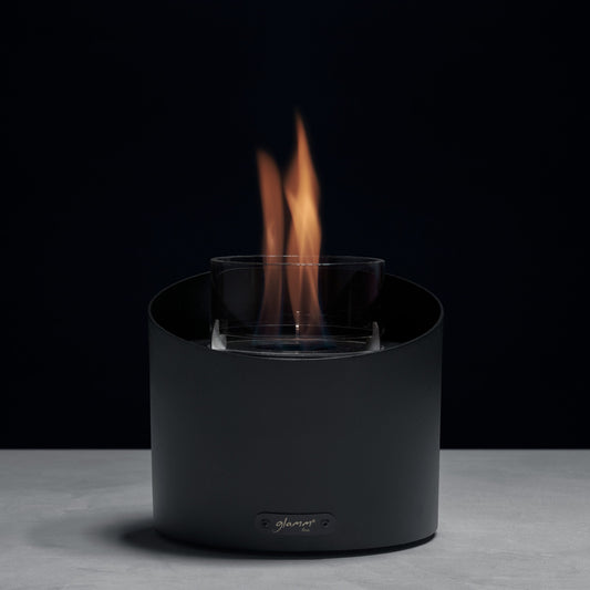 glammfire contour tabletop fire product exterior view