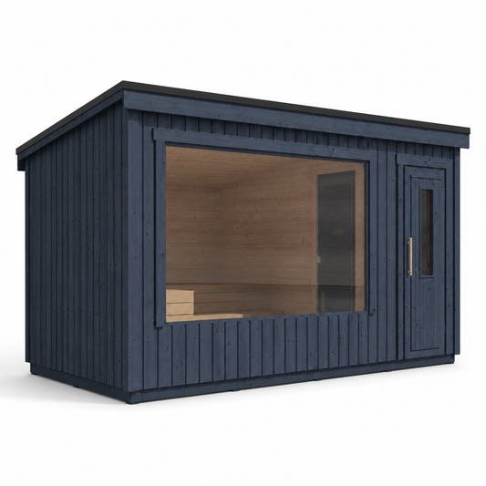 Modular Outdoor Sauna Kalle L — angle view 2
