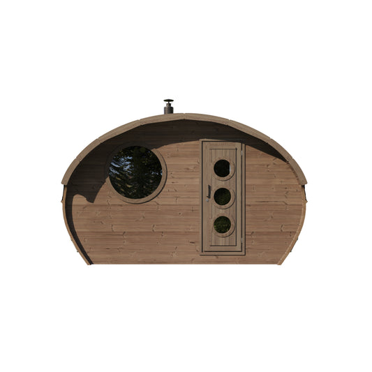 Oval Sauna Frodo 240 — front view
