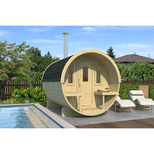 Barrel Sauna 280 — lifestyle view 2
