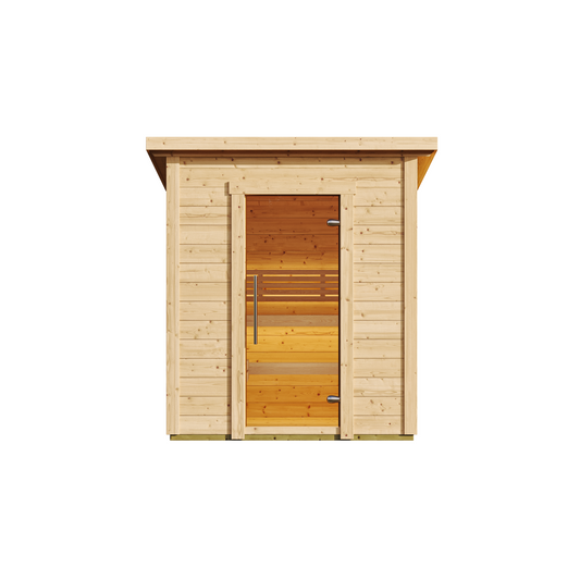 Patio Sauna Brico — front view