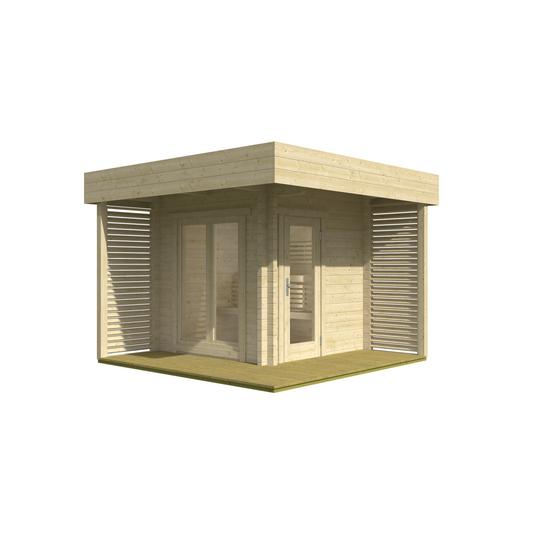 Log Sauna Mattias — angle view