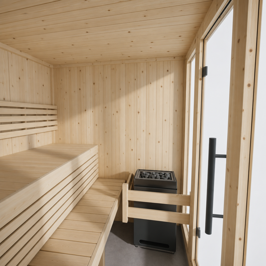 Indoor Home Sauna Large — side view