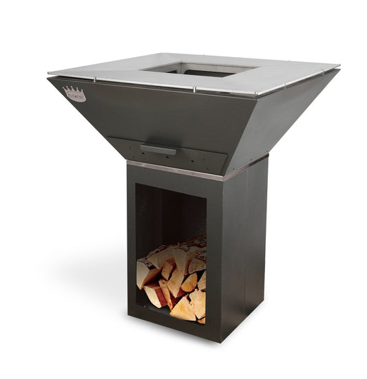 clementi colorado wood fired bbq grill product exterior view