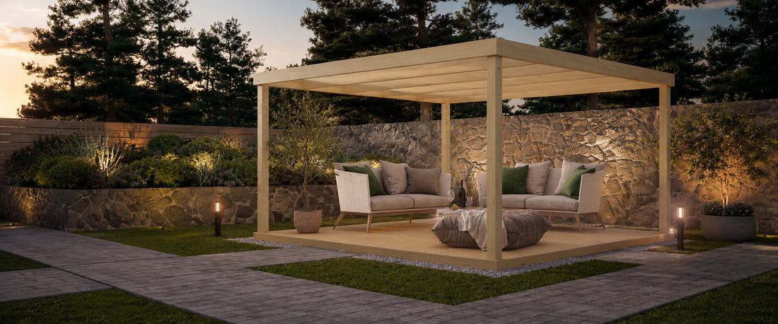 Timber Verandas and Pergolas, Made Here near Leicestershire