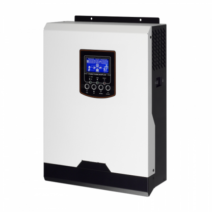 1kW complete off-grid solar power system with 430W Sharp panel, hybrid inverter and lithium battery