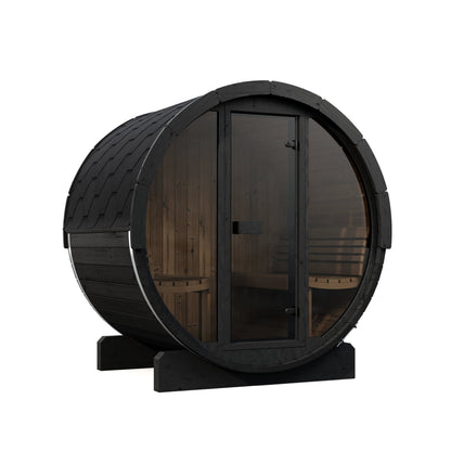 Charnia 160 Mini 2 Person Outdoor Barrel Sauna
