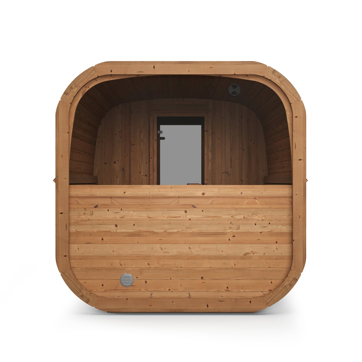 beacon 200 classic 6 person outdoor cube sauna product exterior view — view 13