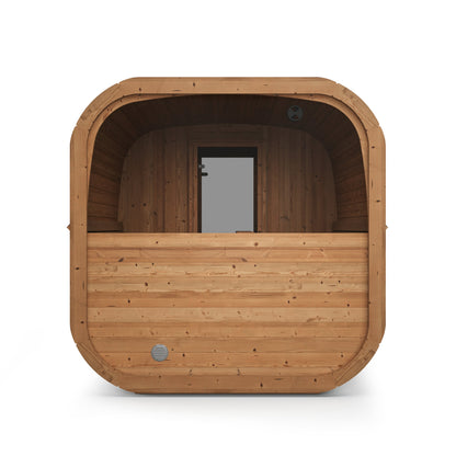 beacon 200 classic 6 person outdoor cube sauna product exterior view — view 13