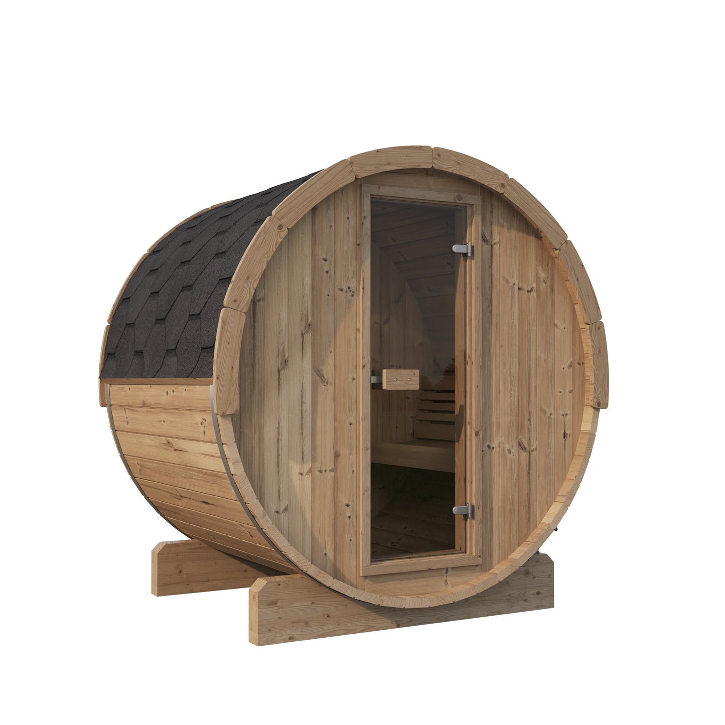 Charnia 160 Mini 2 Person Outdoor Barrel Sauna