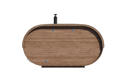 agnes 240 pro 6 person outdoor sauna changing room cutaway render
