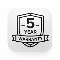 5 Year Warranty*