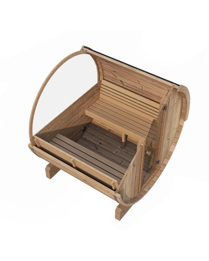 Charnia 160 Mini 2 Person Outdoor Barrel Sauna