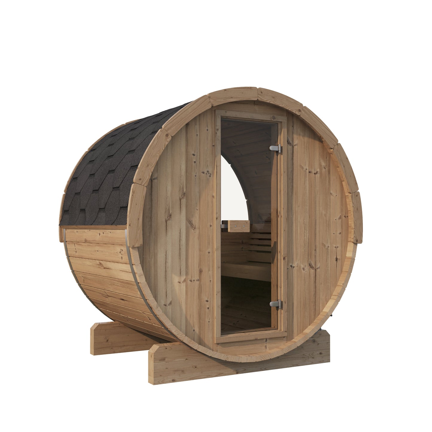 Charnia 160 Mini 2 Person Outdoor Barrel Sauna