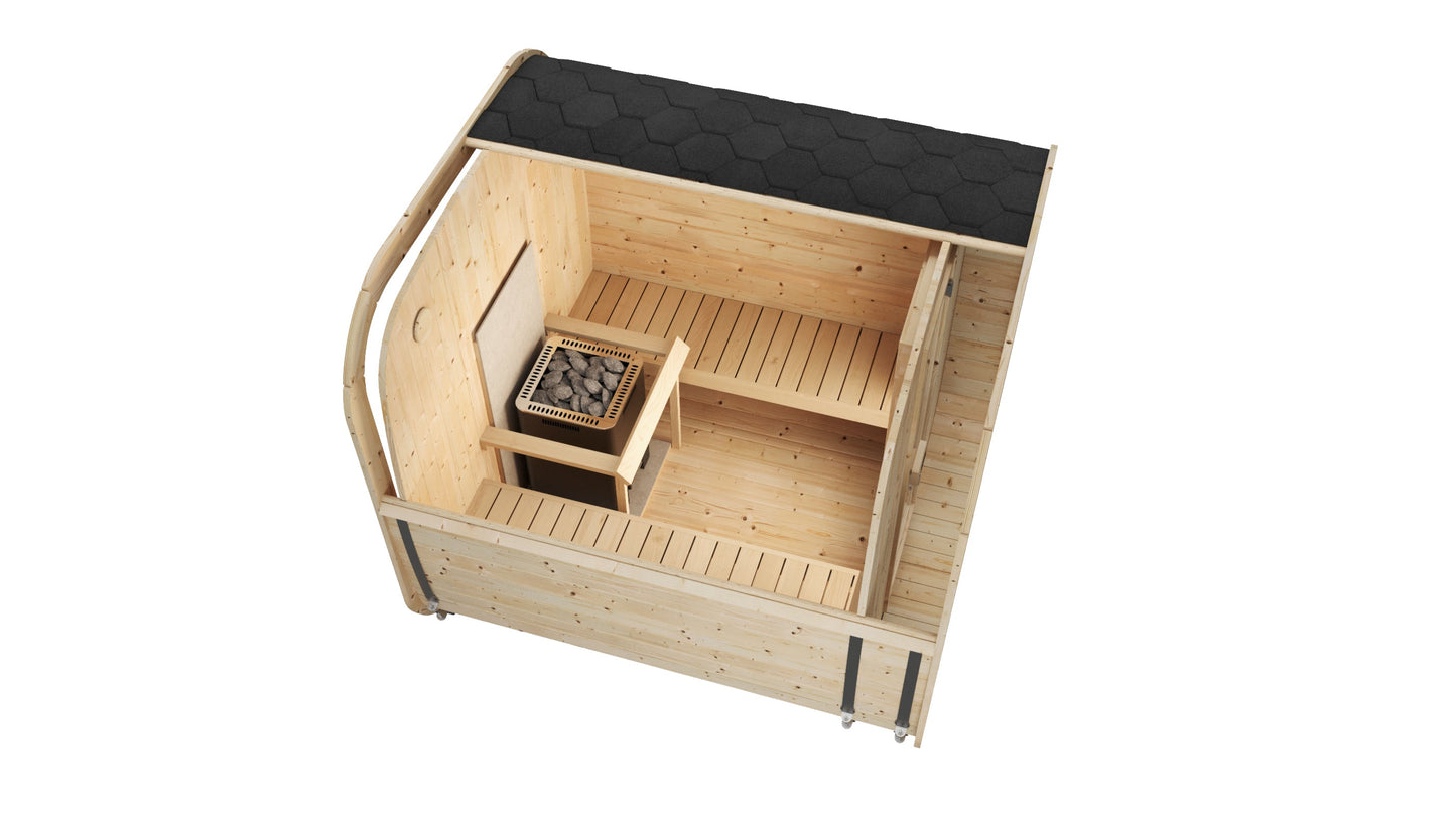 Beacon 200 Classic 6 Person Outdoor Cube Sauna
