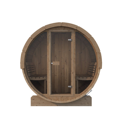 Charnia 160 Mini 2 Person Outdoor Barrel Sauna