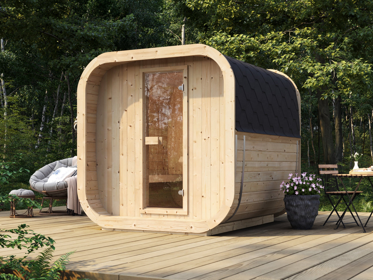Beacon 200 Classic 6 Person Outdoor Cube Sauna
