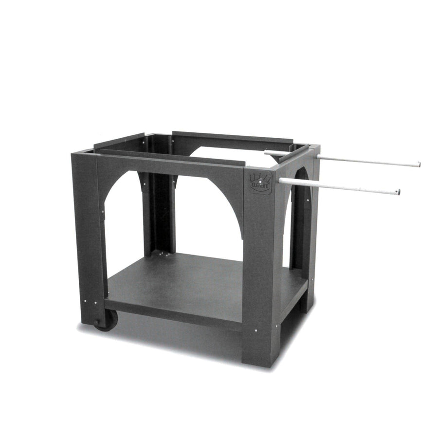 clementi original pulcinella pizza oven stand product exterior view — view 3