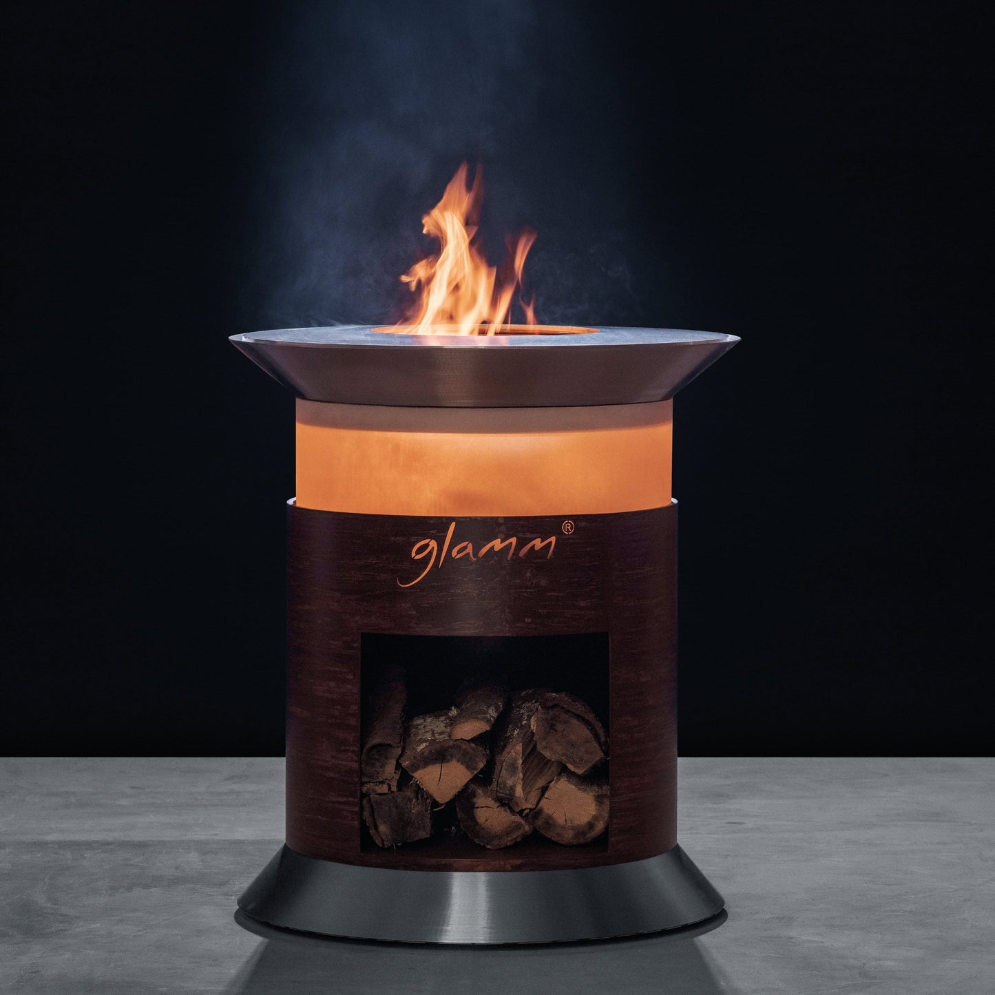 glammfire alba grill product exterior view — view 2