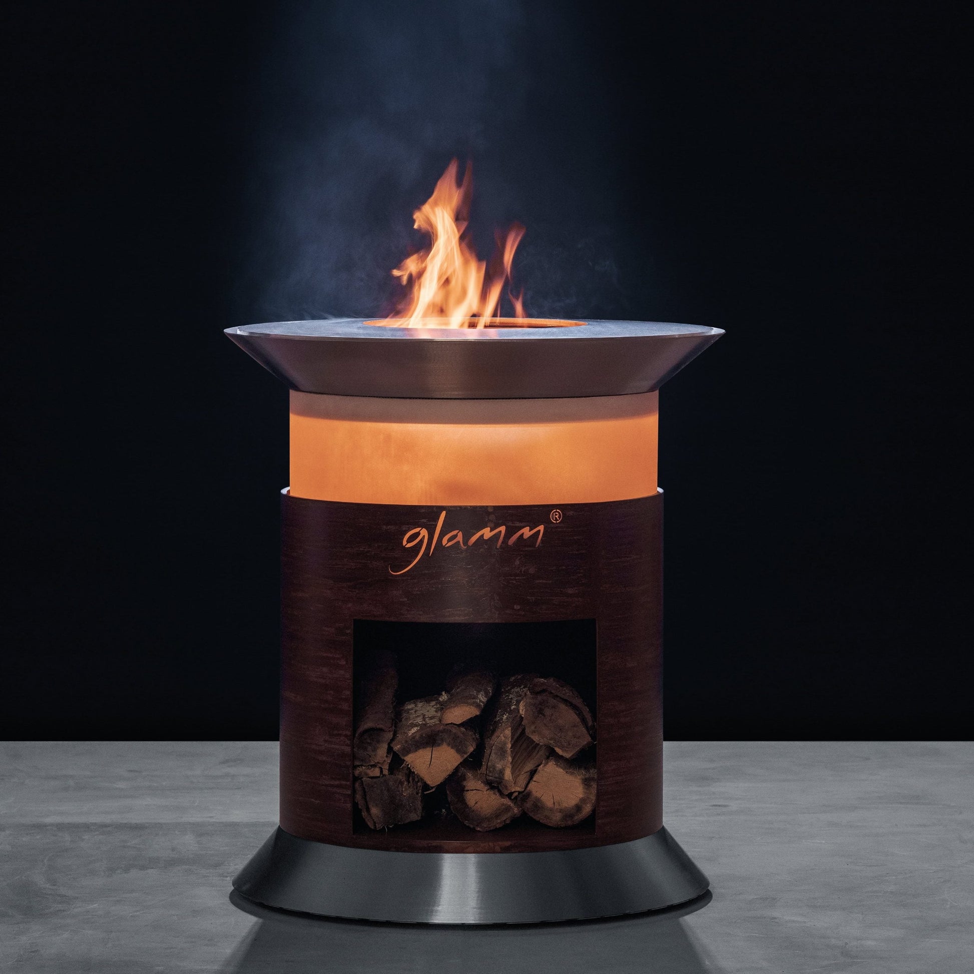 glammfire alba grill product exterior view — view 2
