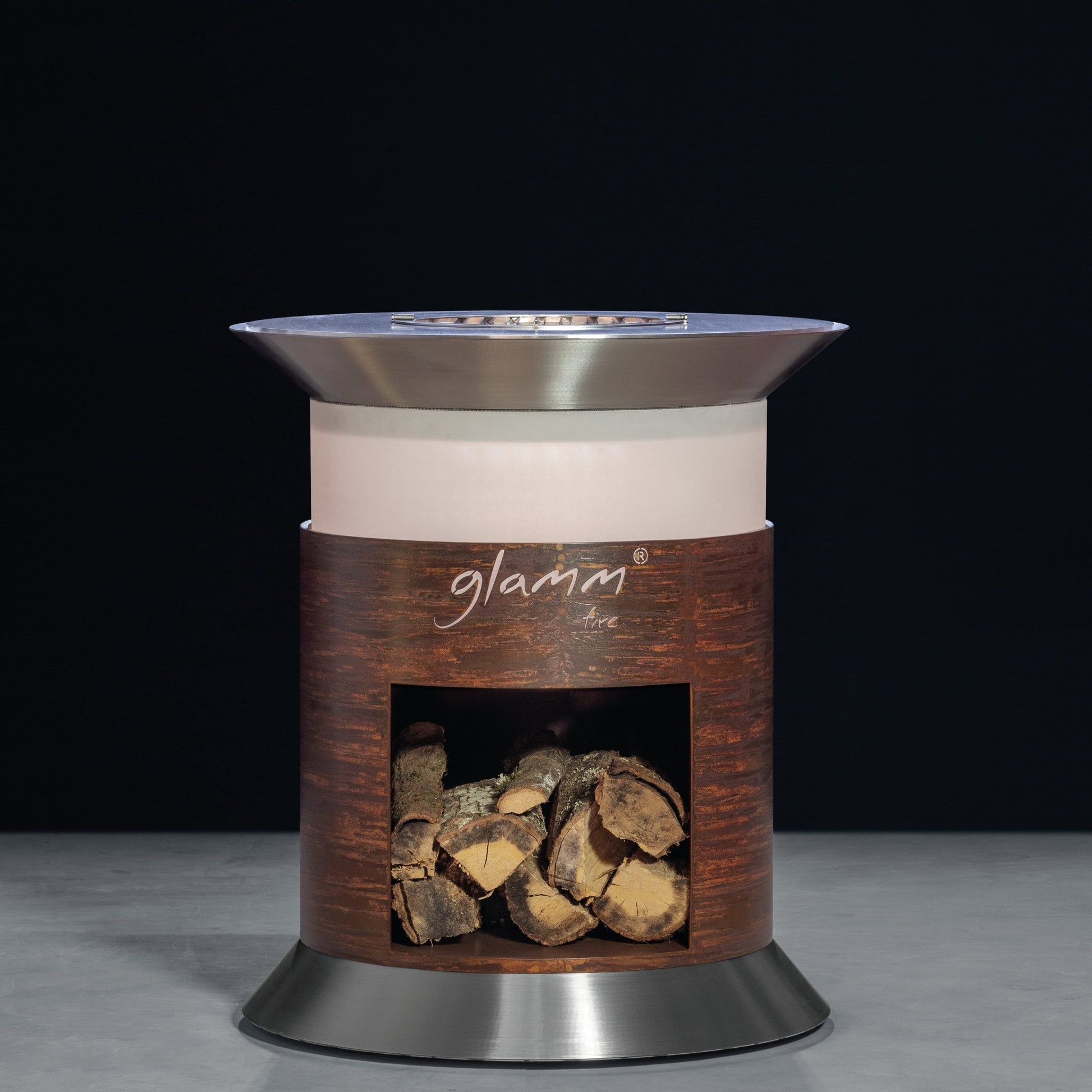 glammfire alba grill product exterior view — view 3