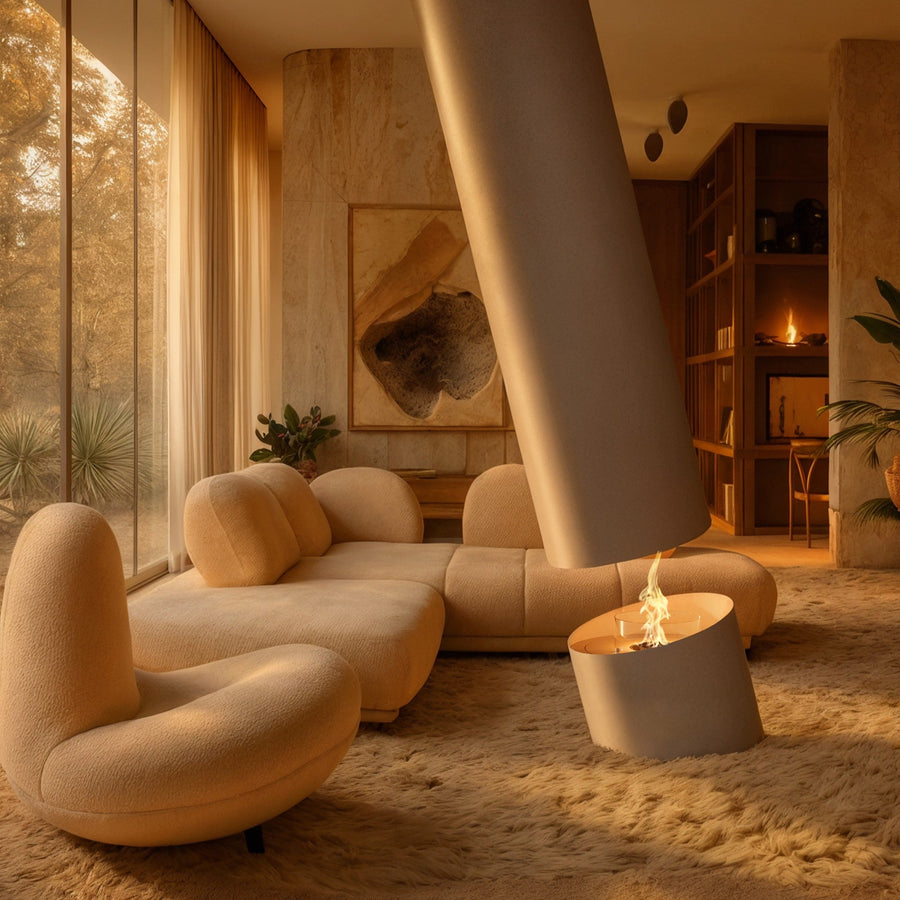 glammfire contour 13 suspended fire product exterior view — view 6