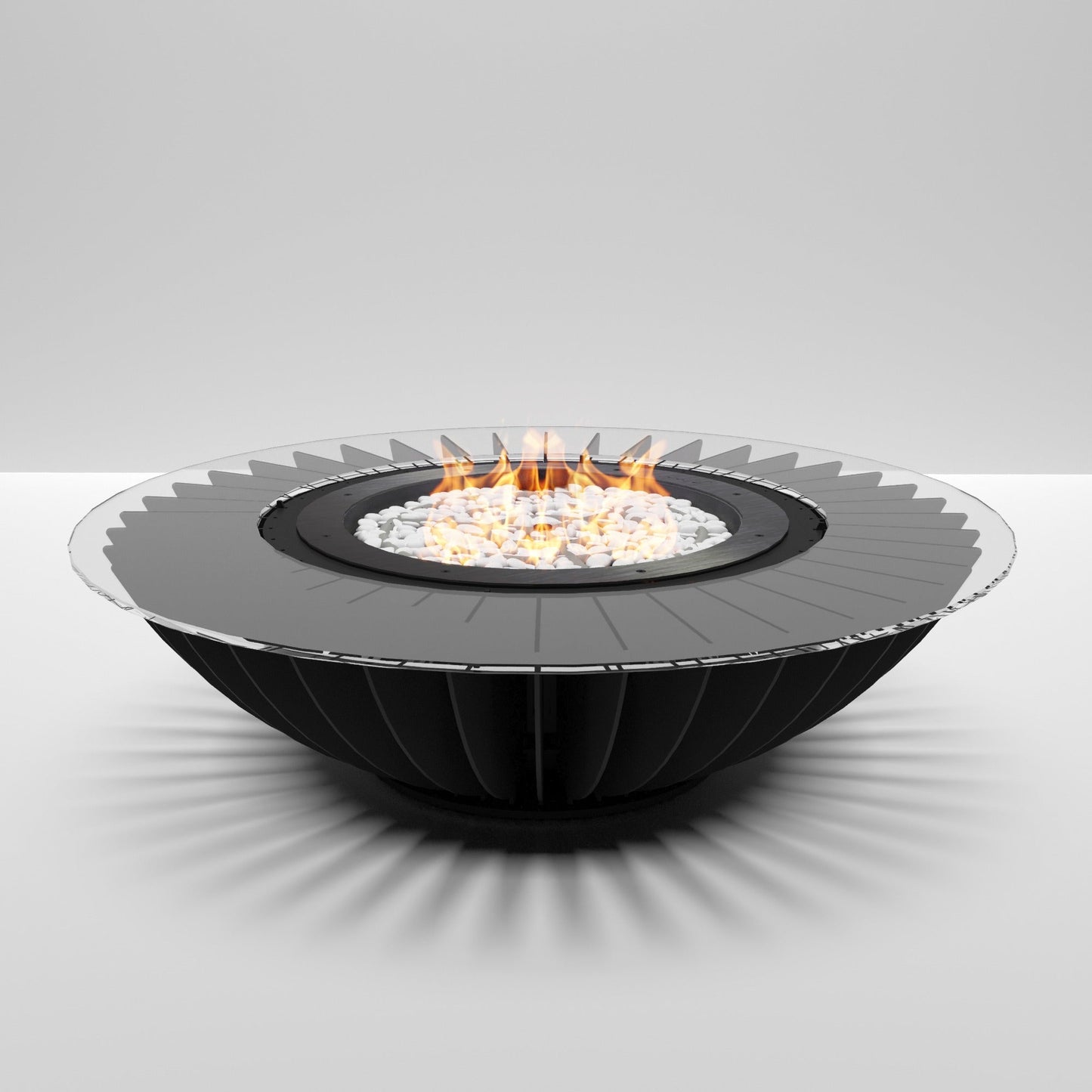 glammfire cosmo fire pit product exterior view