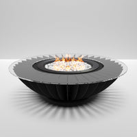 glammfire cosmo fire pit product exterior view