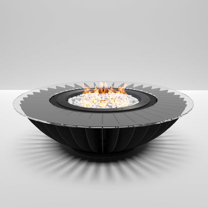 glammfire cosmo fire pit product exterior view