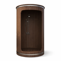 Noosa 230 Outdoor Barrel Shower Spa Hot and Cold for Garden and Sauna