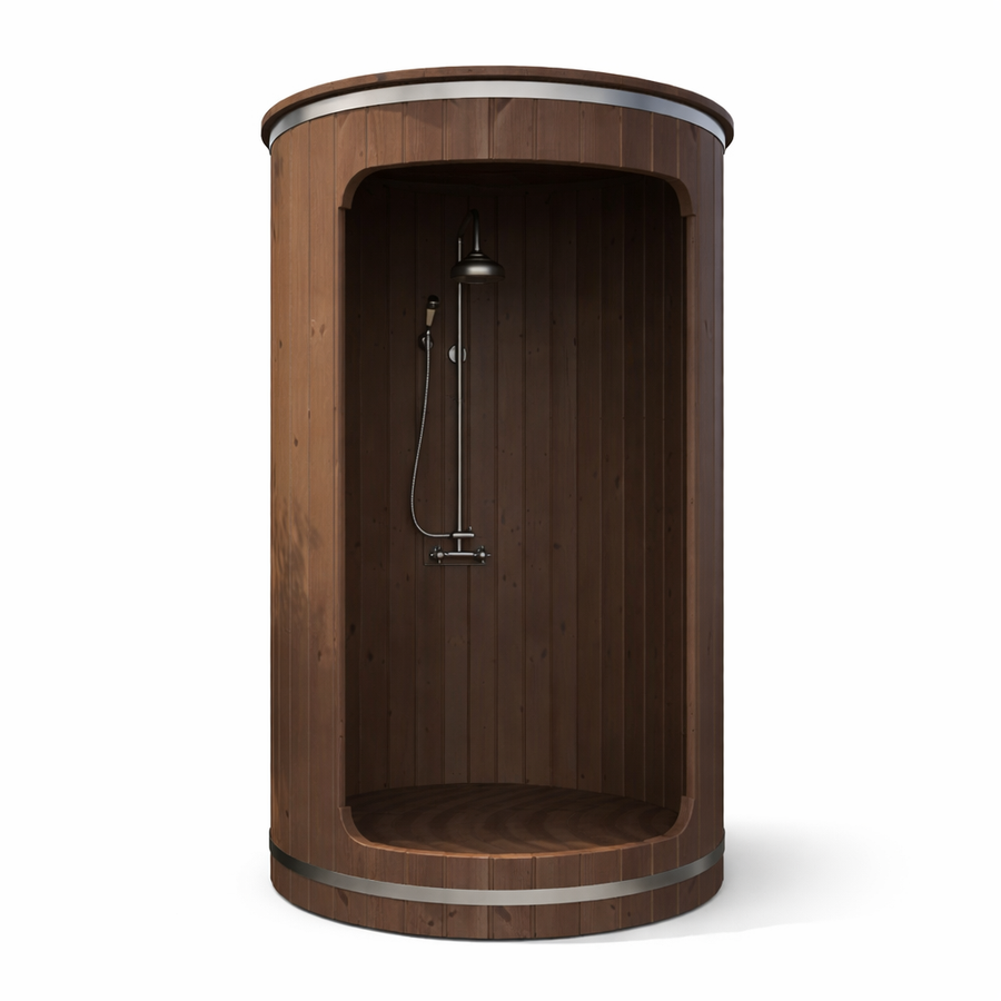 Noosa 230 Outdoor Barrel Shower Spa Hot and Cold for Garden and Sauna