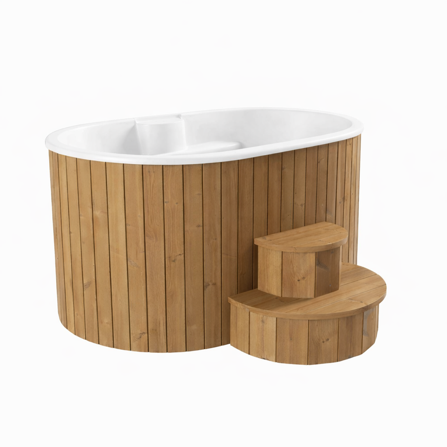 Duo Ice Bath Barrel & Chiller product exterior view