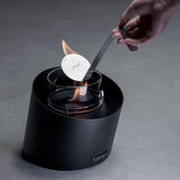 glammfire contour tabletop fire product exterior view — view 2