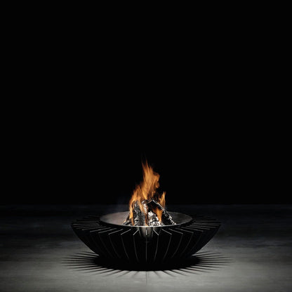 glammfire cosmo 13 firewood fire pit product exterior view — view 3
