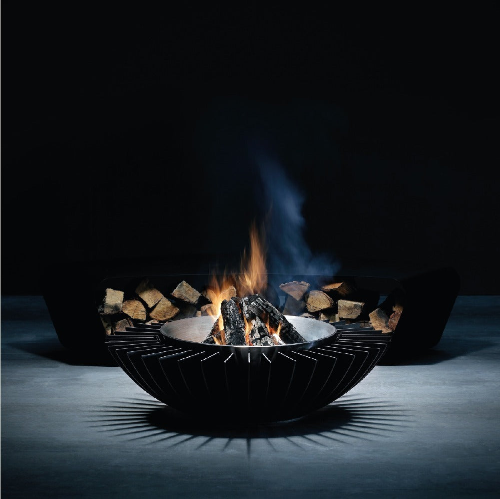 glammfire cosmo 13 firewood fire pit product exterior view — view 2