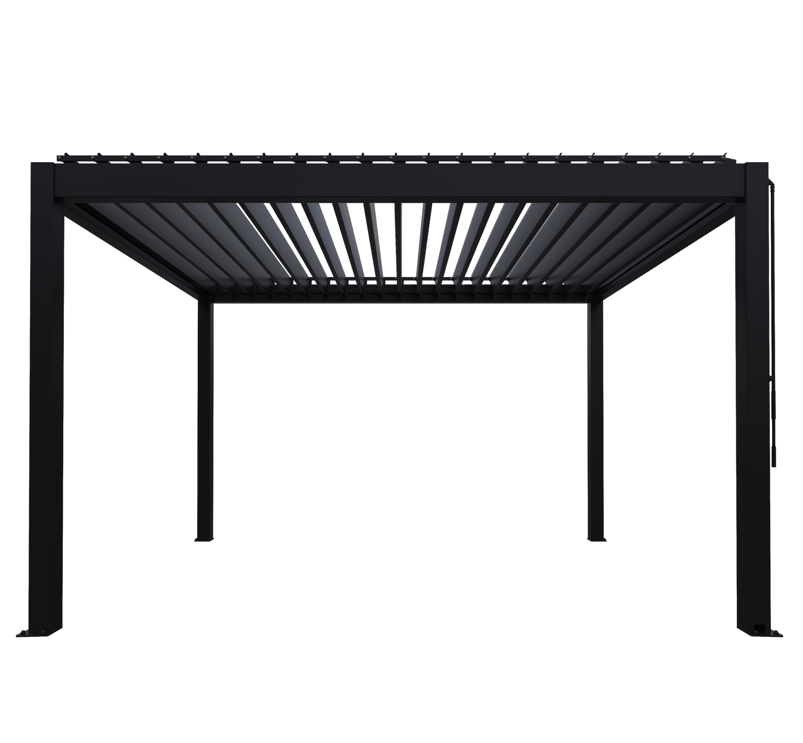 Louvred Aluminium Pergola | Deponti Pinela Manual | Adjustable Louvres Up To 120° | Freestanding | No Motor Required