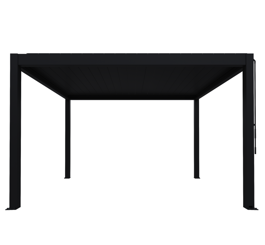 Louvred Aluminium Pergola | Deponti Pinela Manual | Adjustable Louvres Up To 120° | Freestanding | No Motor Required
