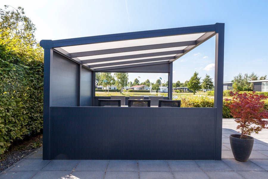 Aluminium Side Panel | Roma Pannello | Modular Click-Profile | Stackable | Fencing Planters Bin Stores | 4 RAL Colours
