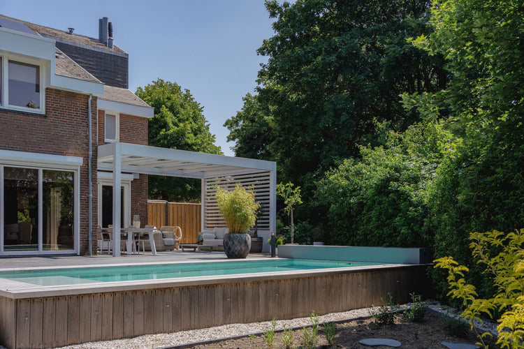 Glass Roof Aluminium Pergola | Deponti Pinela Glass | Reinforced Safety Glass | Extra-Wide Panels | Spans Up To 7m | Integrated LED