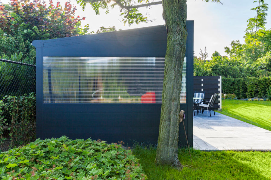 Freestanding Aluminium Pergola | Deponti Ribolla | No Wall Fixing Required | Concealed Rear Drainage | Standalone Garden Structure