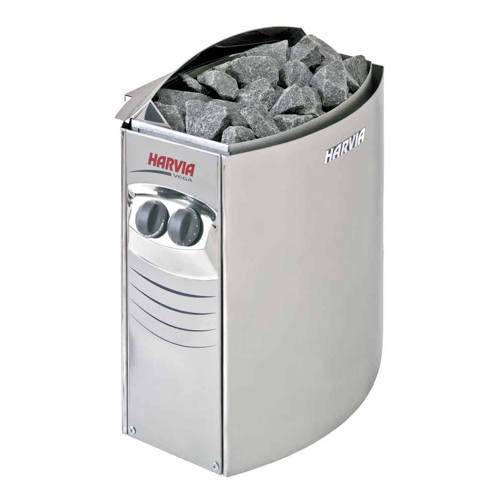 Harvia Vega BC60 6kW Electric Sauna Heater with Stones — front view