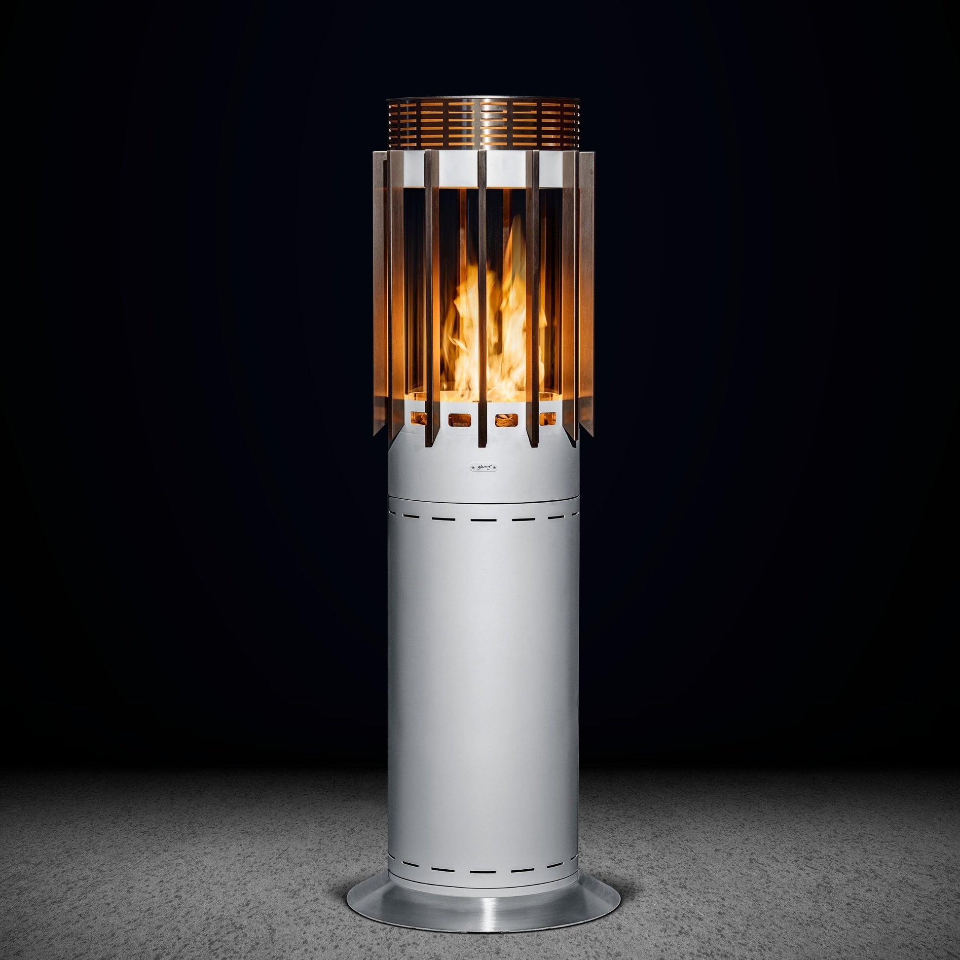 glammfire selene hedges gas heater product exterior view — view 2