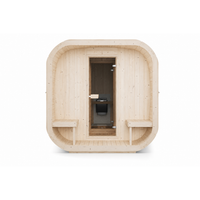 Cube Sauna Icon 385 XL — Largest Spruce Cube Sauna, 3.85m — spruce — front view 1