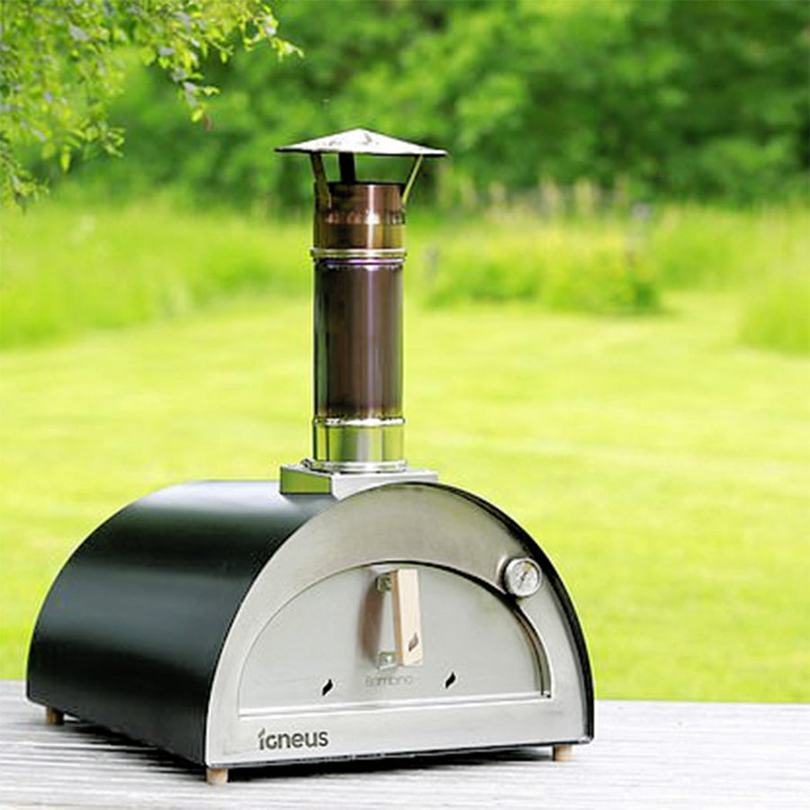 igneus bambino wood fired pizza oven product exterior view — view 4