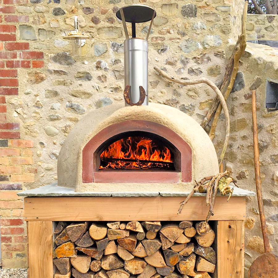 igneus ceramiko pro 1000 wood fired pizza oven product exterior view — view 5