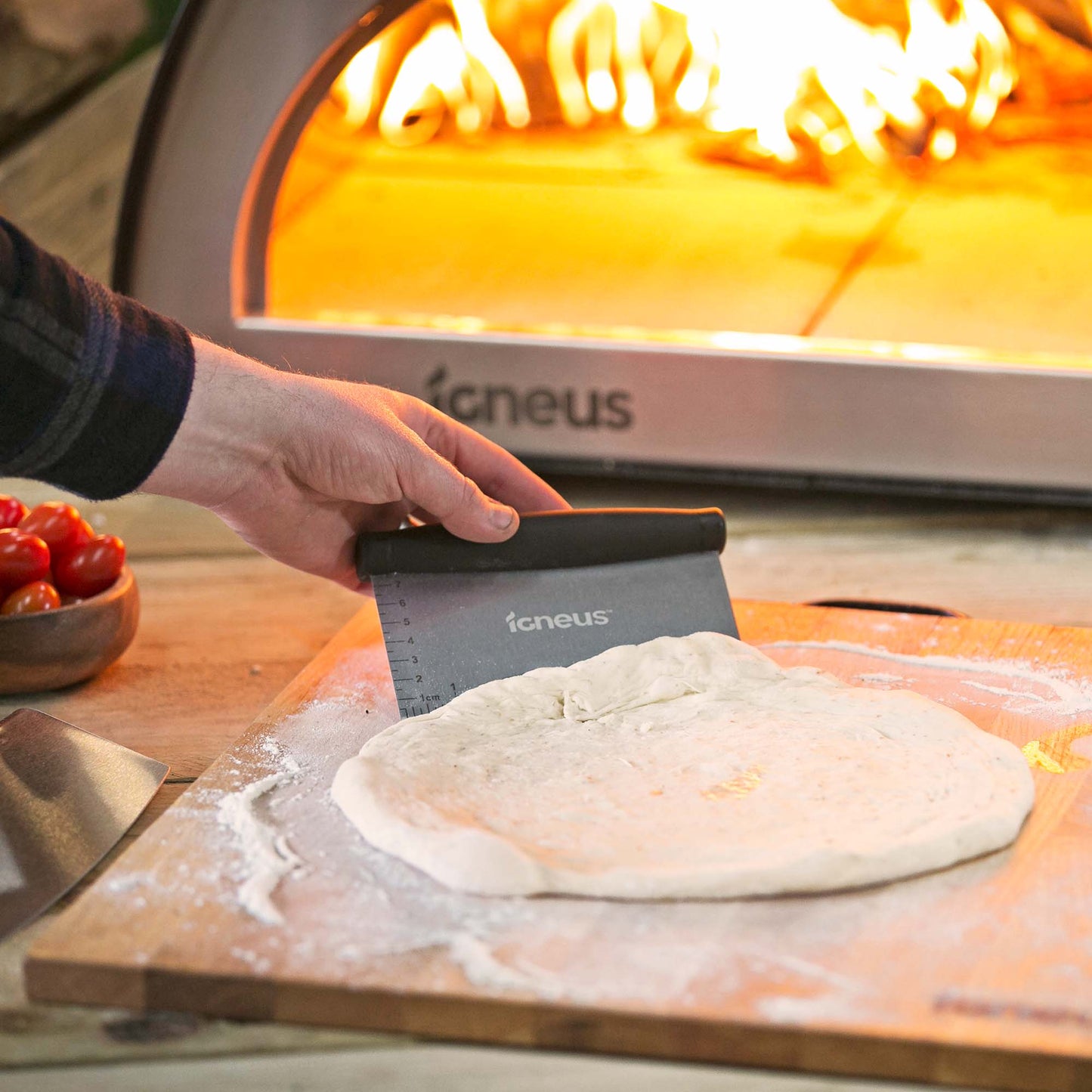 igneus pro 85cm 5 part toolset pizza oven accessory bundle product exterior view — view 13