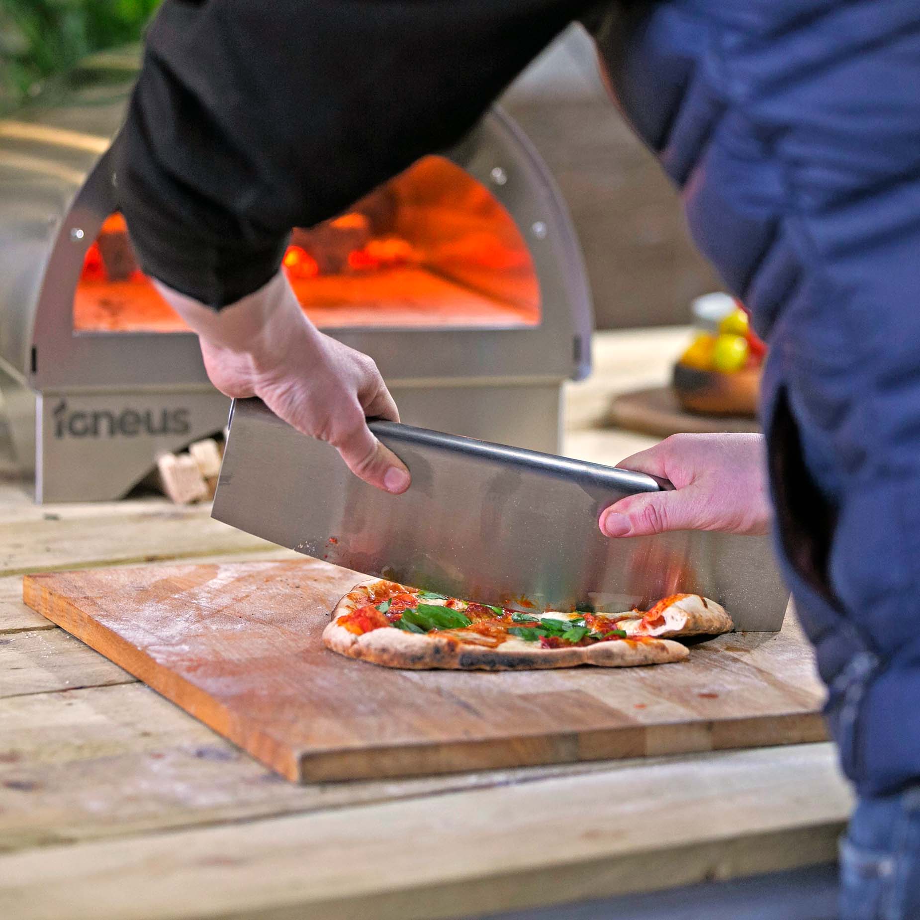 igneus pro 85cm 5 part toolset pizza oven accessory bundle product exterior view — view 9