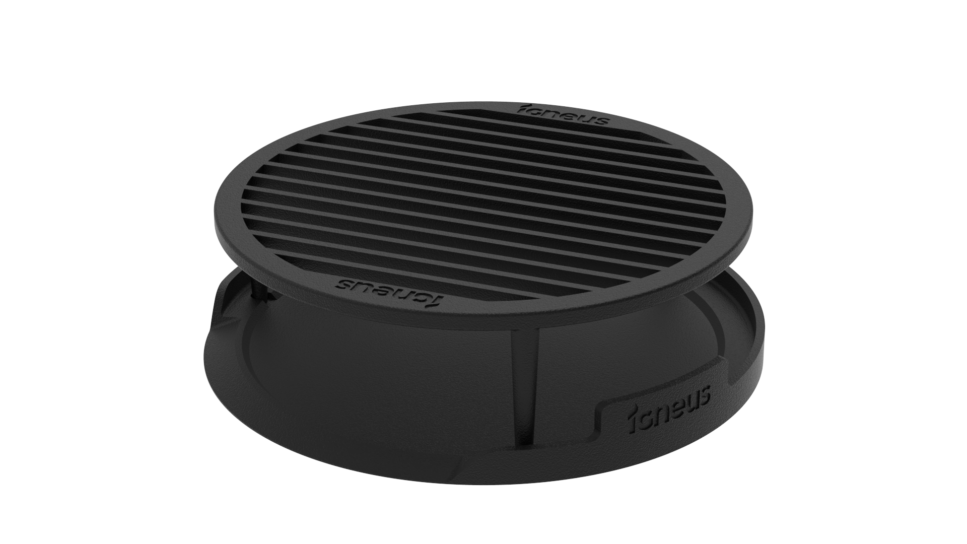 igneus cast iron tuscan grill product exterior view — view 5