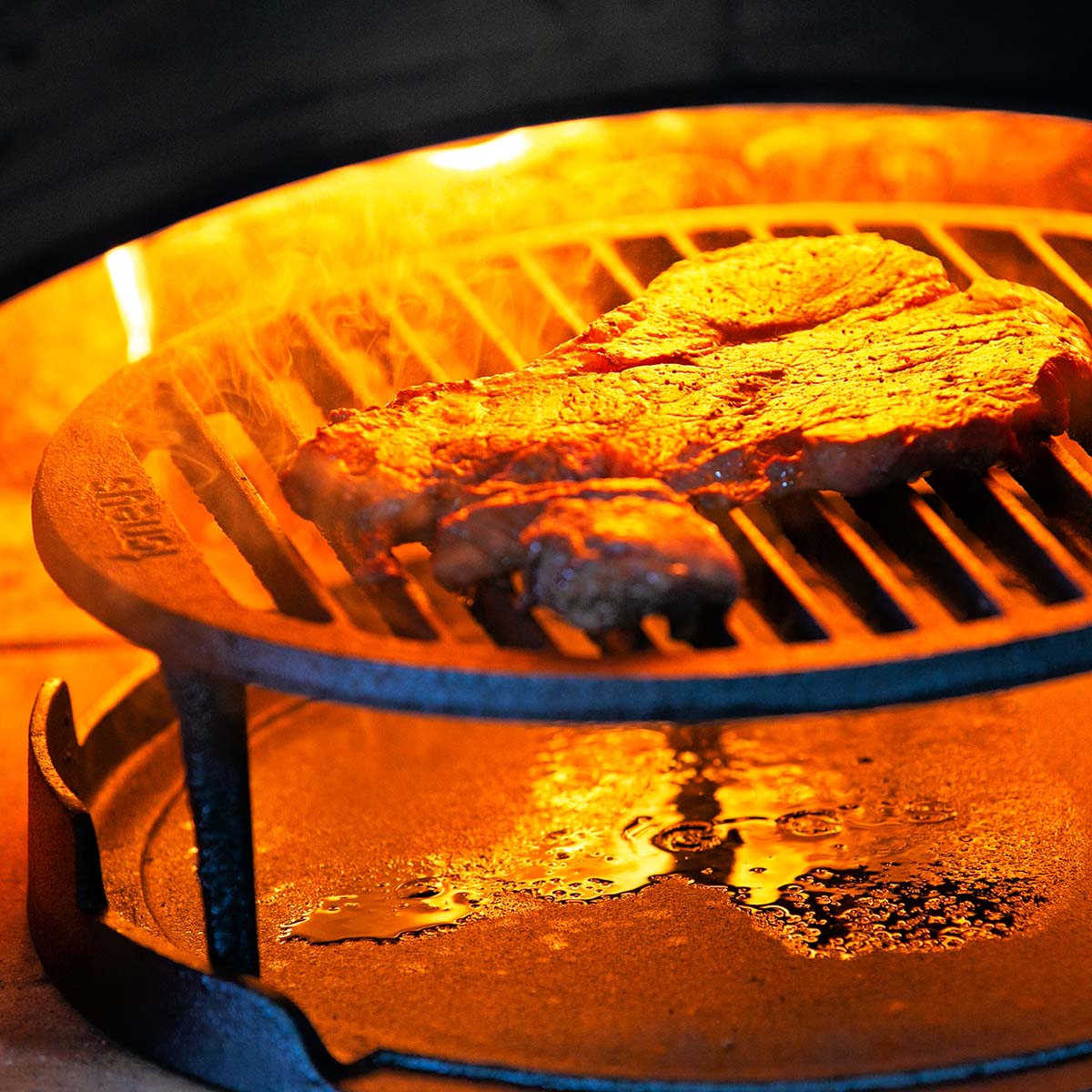 igneus cast iron tuscan grill product exterior view — view 7