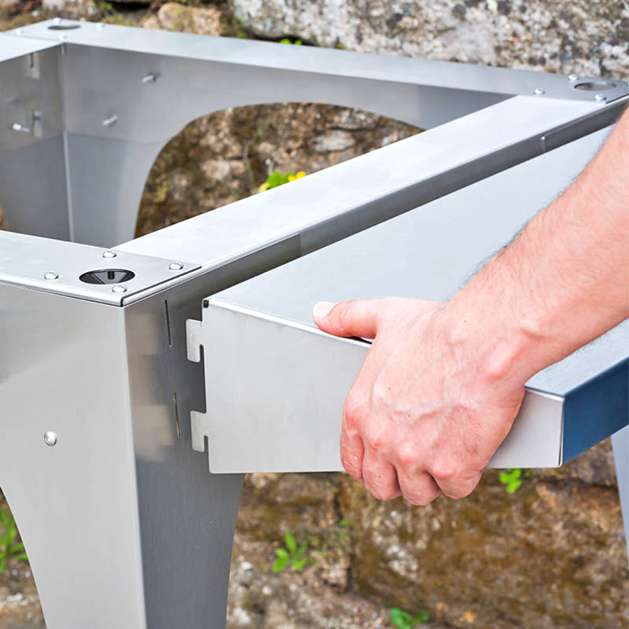igneus pizza oven stands lifestyle exterior view — view 3